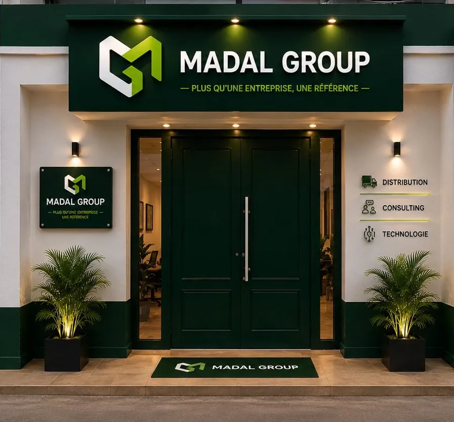 Façade du siège de MADAL GROUP à Yopougon